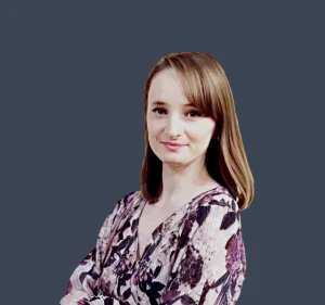 Katarzyna, graphic designer, is a professional picture.